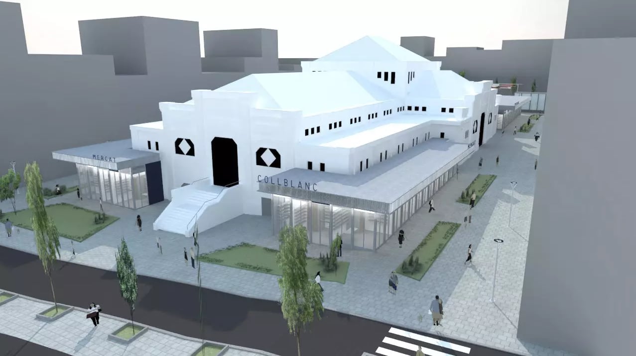 &quot;Render&quot; del possible futur Mercat de Collblanc