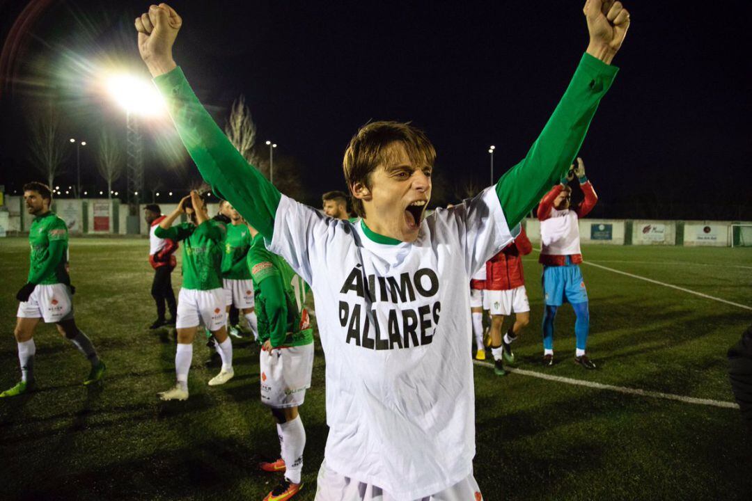 Julián Luque se alegra del último triunfo del equipo.