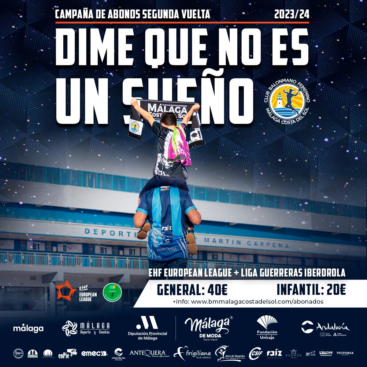 El Costa del Sol ya tiene los abonos para la segunda vuelta de la Liga y de la fase de grupos de la EHF European league