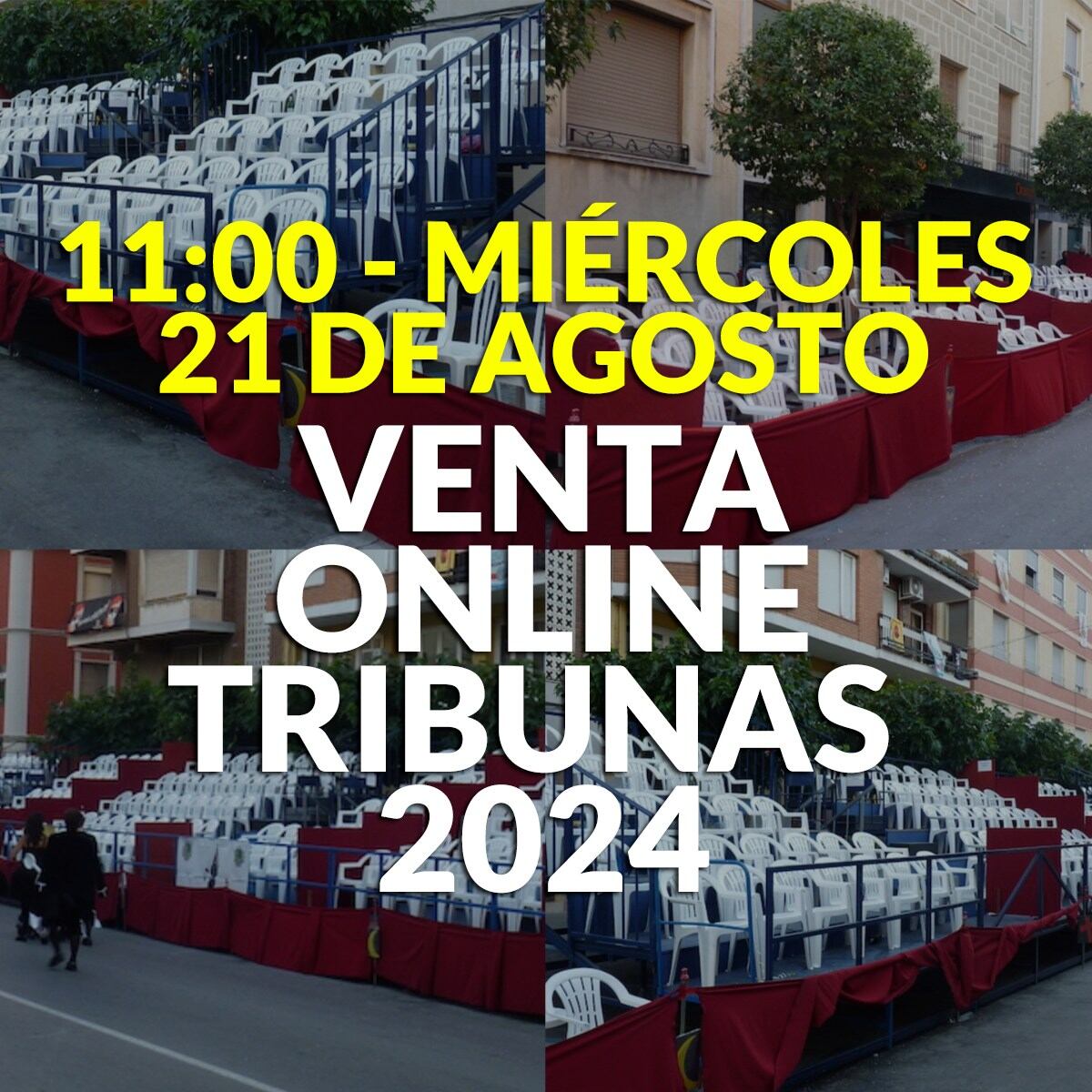 Tribunas de fiestas en Villena