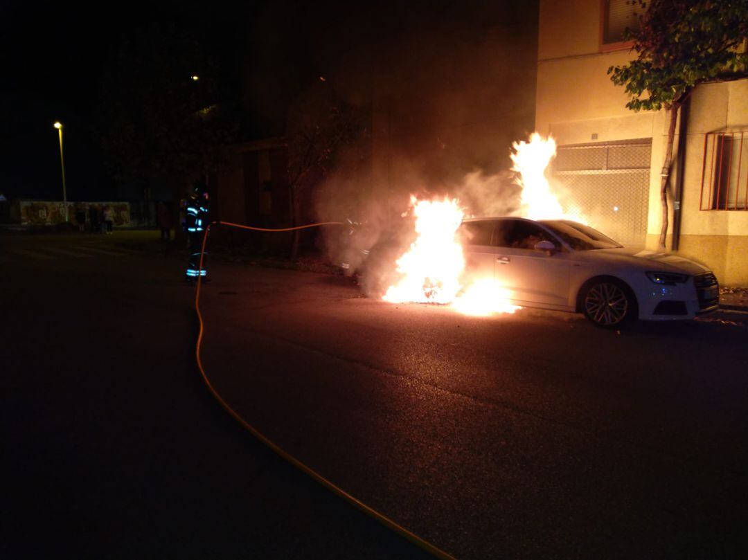 Actuación de los bomberos