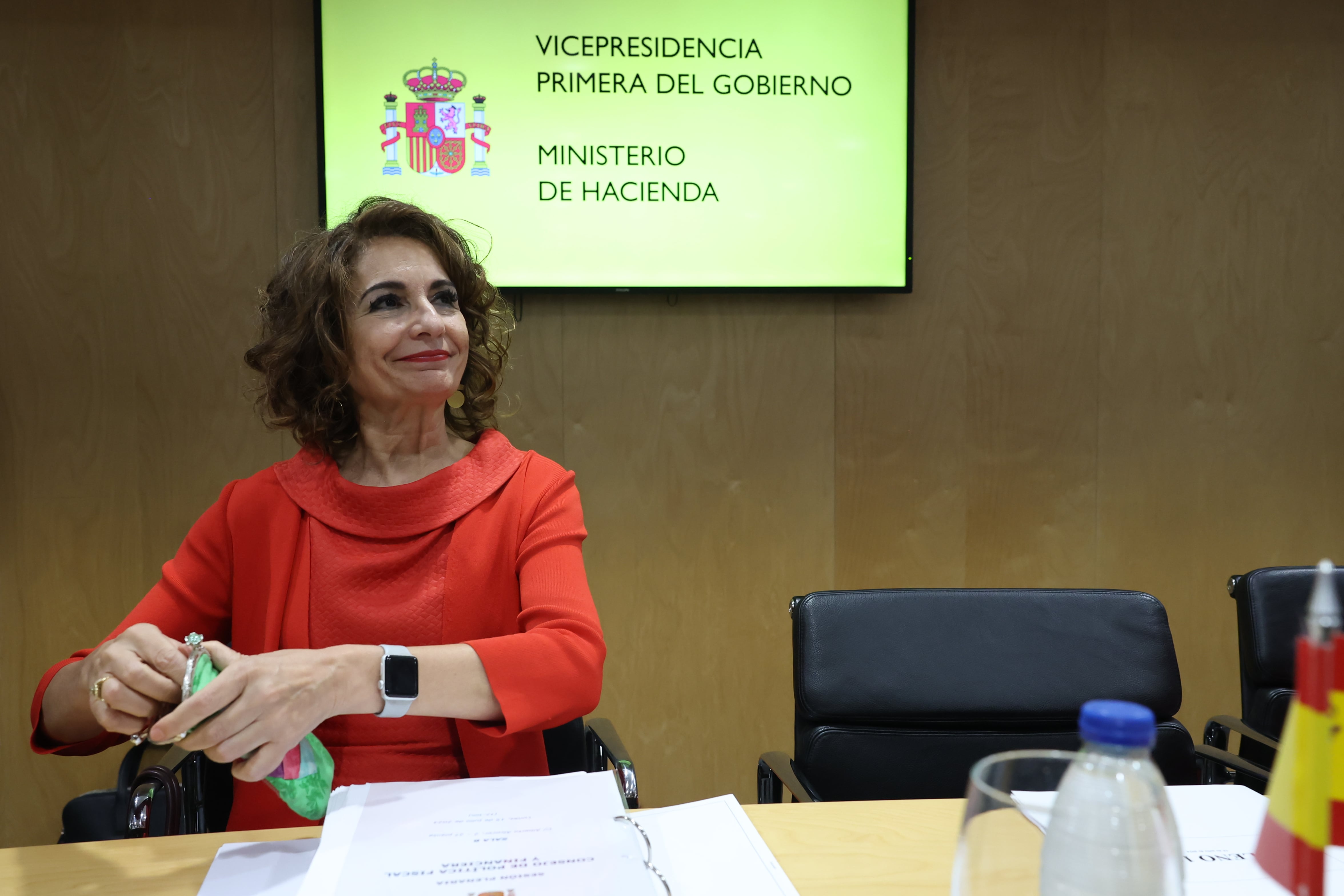 La vicepresidenta primera del Gobierno y ministra de Hacienda, María Jesús Montero, preside el Consejo de Política Fiscal y Financiera (CPFF)