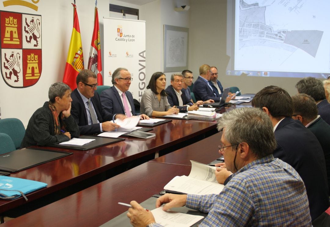 Reunión de la Comisión Territrorial de Medio Ambiente en la delegación de la Jun ta en Segovia