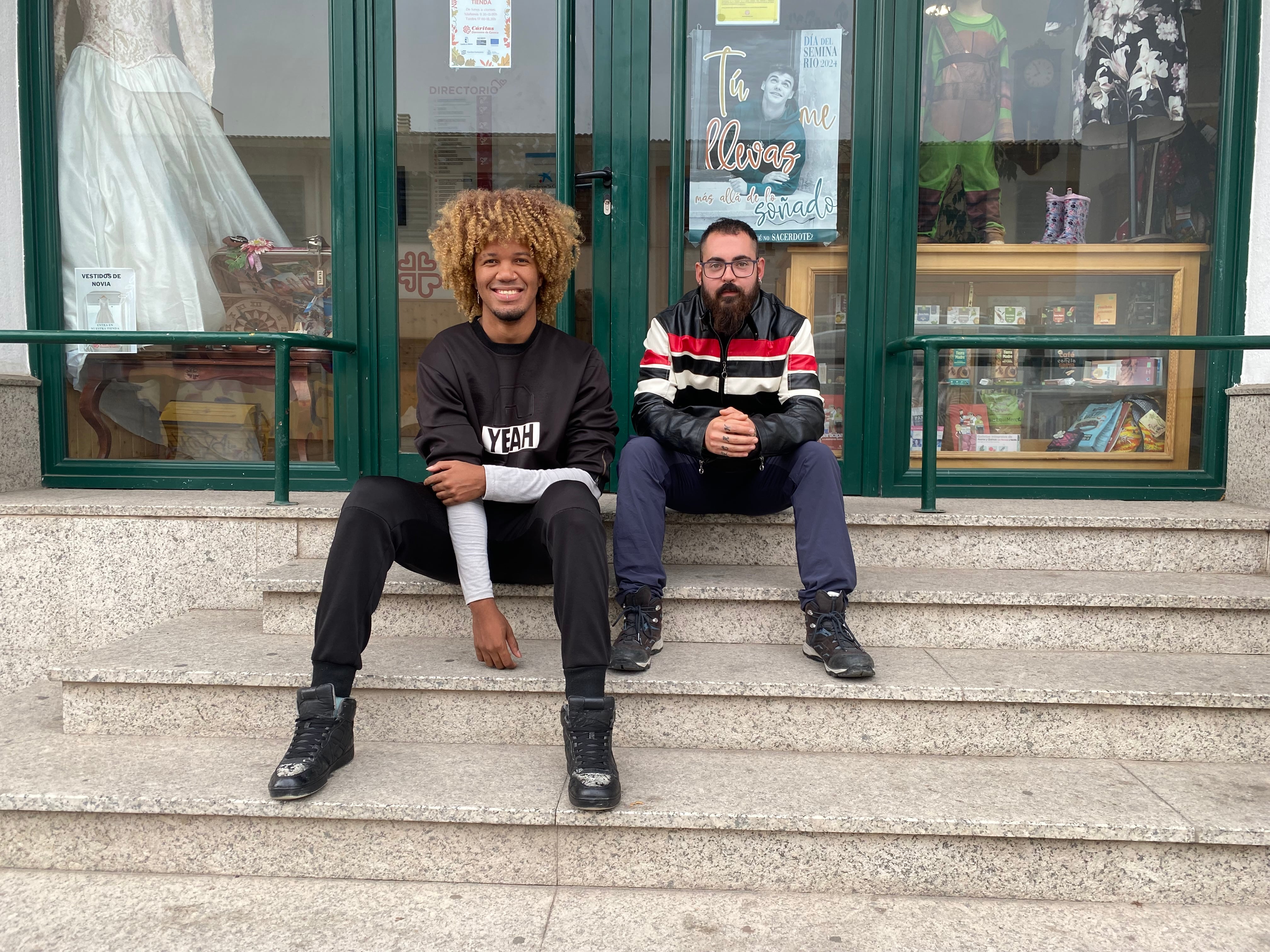 Jhon Mario y Adrián llamaron a las puertas de Cáritas Cuenca ante su situación de sin hogar.