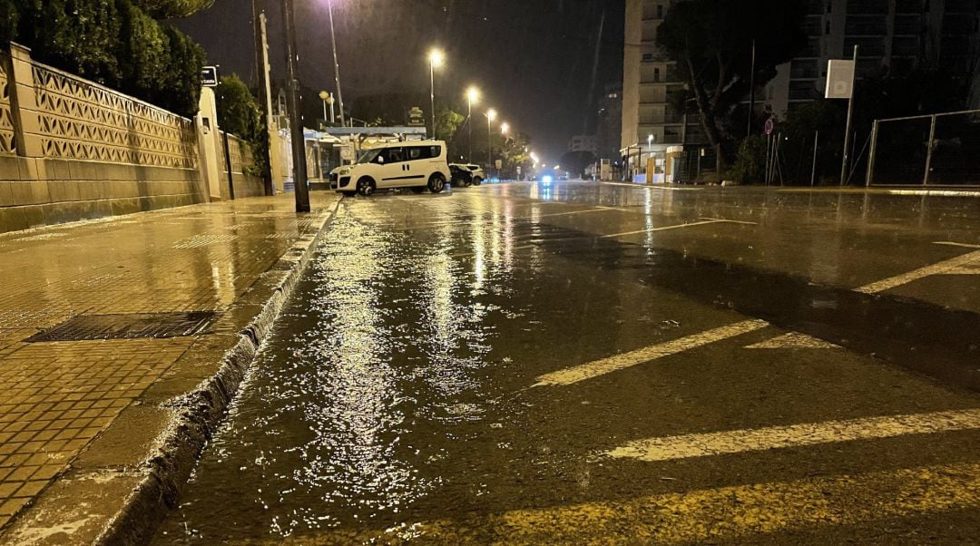 Lluvia en un municipio valenciano