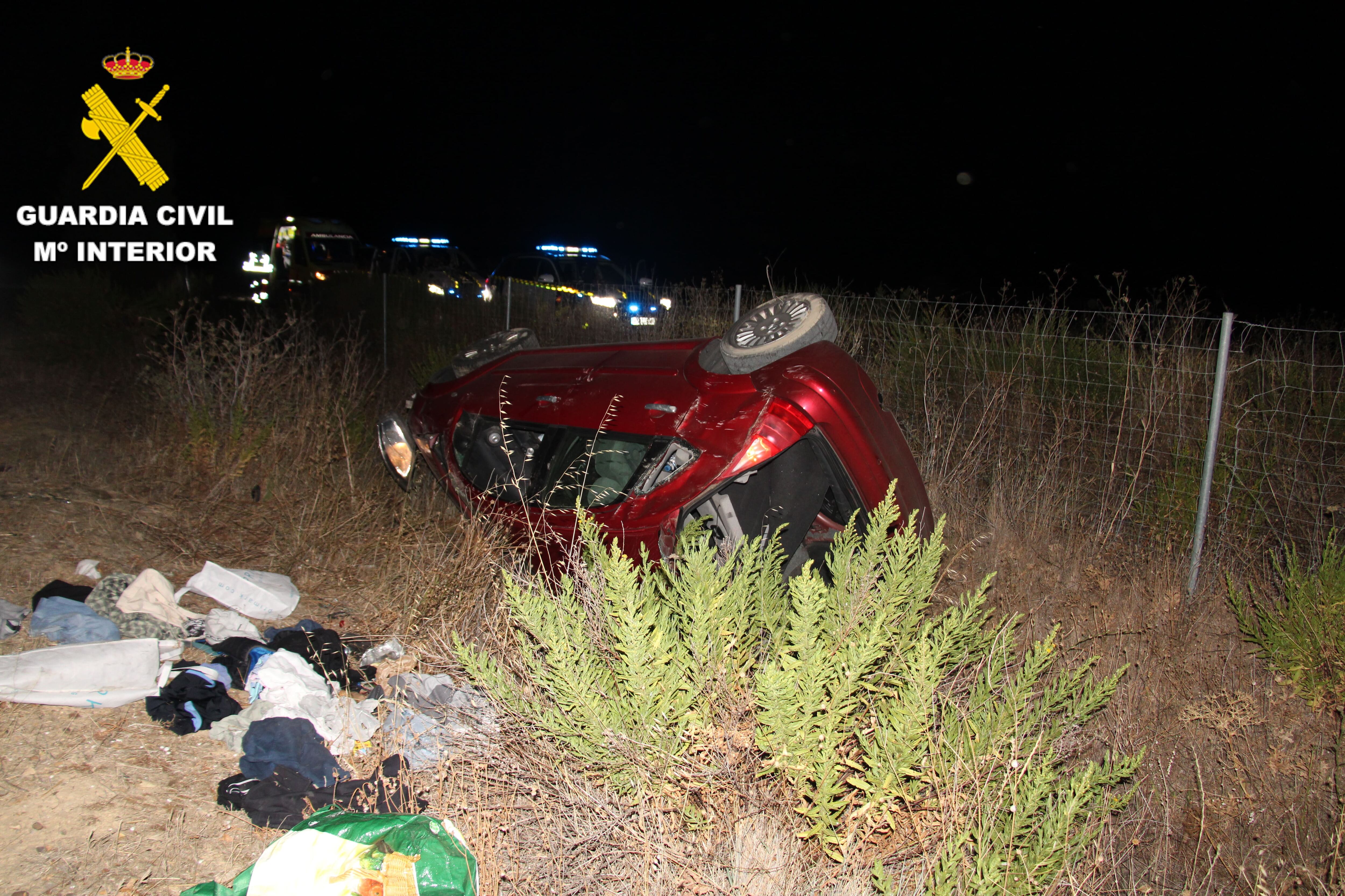 Así quedó el vehículo tras el accidente