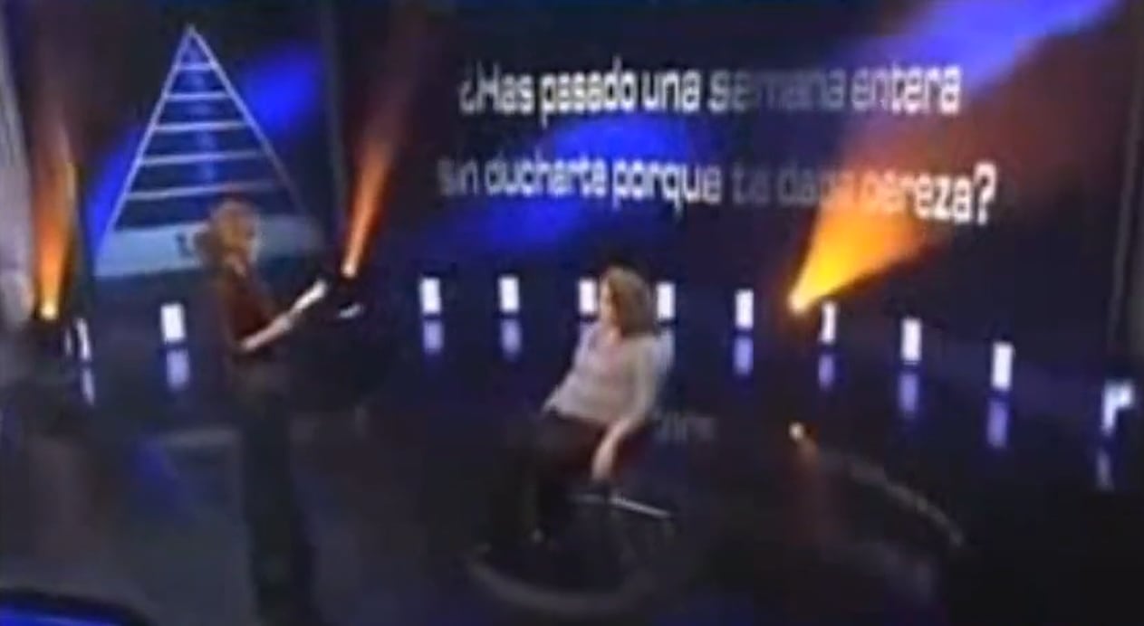 Escena de &#039;El juego de tu vida&#039;, presentado por Emma García en Telecinco