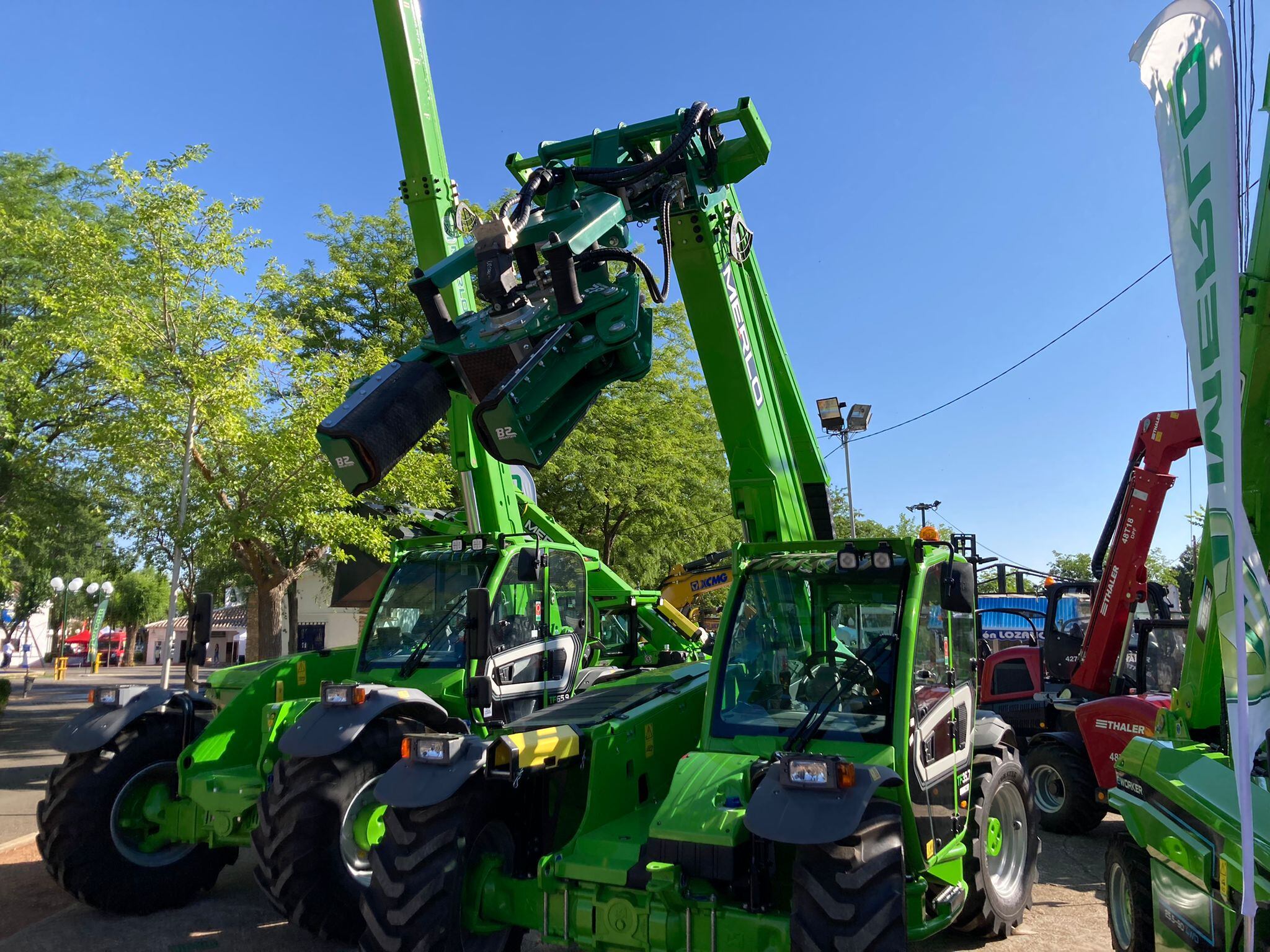 Fotografía de archivo de maquinaria expuesta en otras ediciones de Fercam