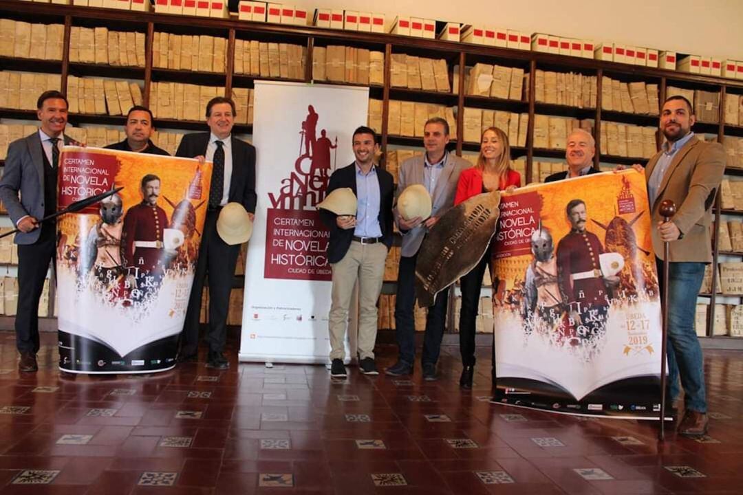 Presentación del Certamen Internacional de Novela Histórica &quot;Ciuad de Úbeda&quot; en el archivo del Ayuntamiento de Úbeda