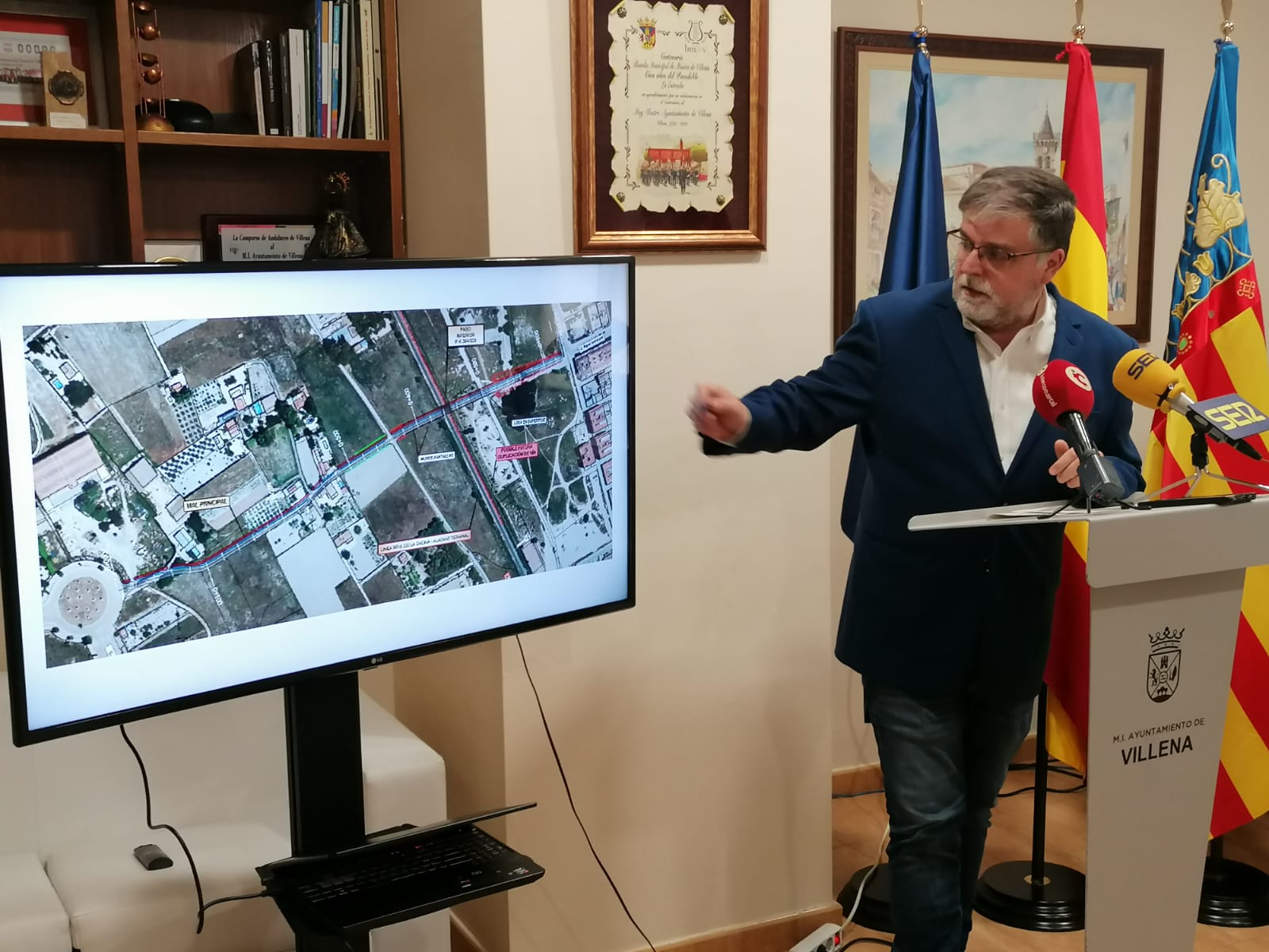 Momento de la presentación de los proyectos