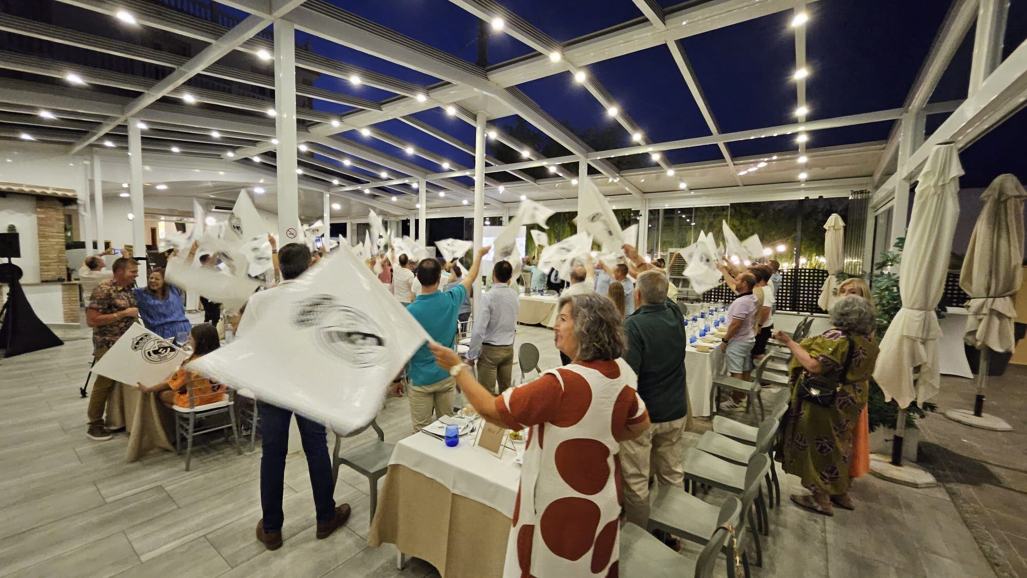 Ambiente durante la Cena de Convivencia en el Hotel Ciudad de Jódar