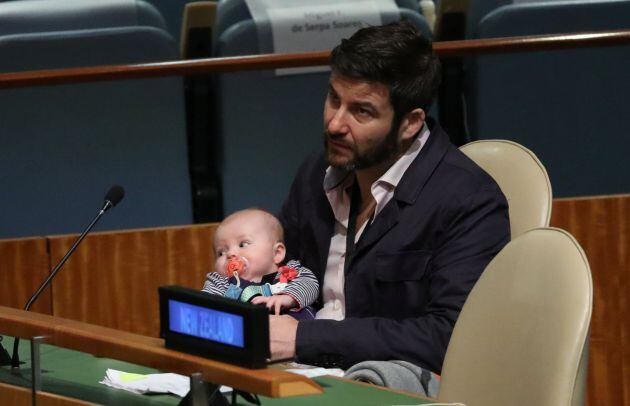 Clarke Gayford, pareja de la primera ministra de Nueva Zelanda.