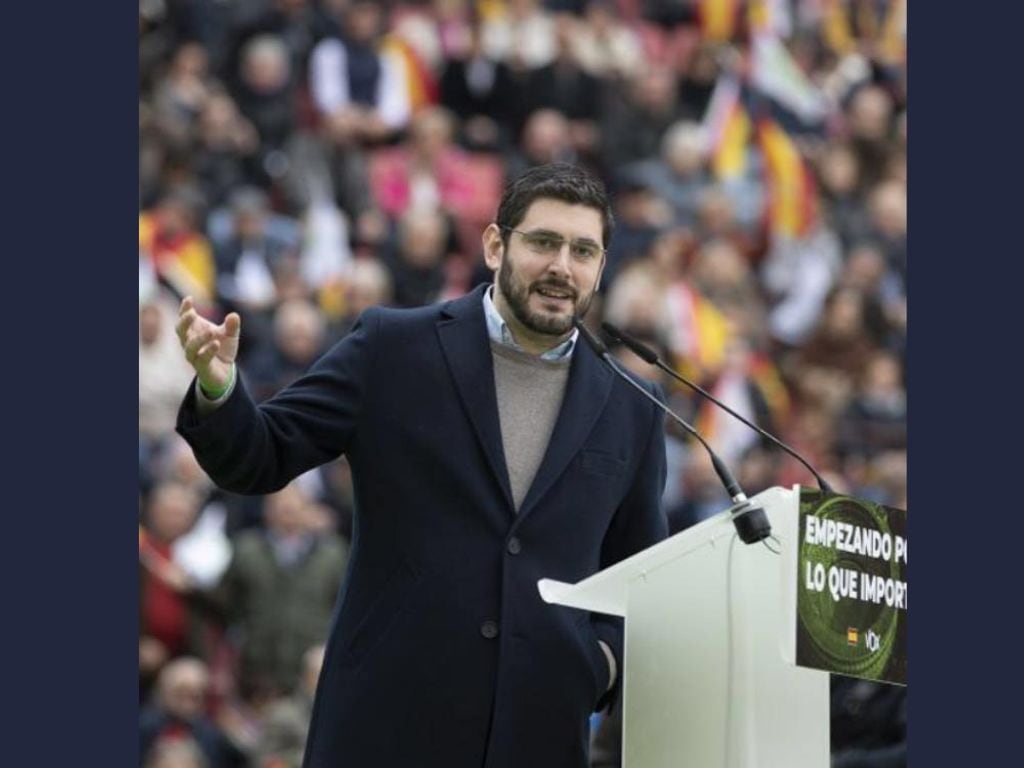 Alejandro Nolasco, candidato de Vox al Gobierno de Aragón en las elecciones de 2023