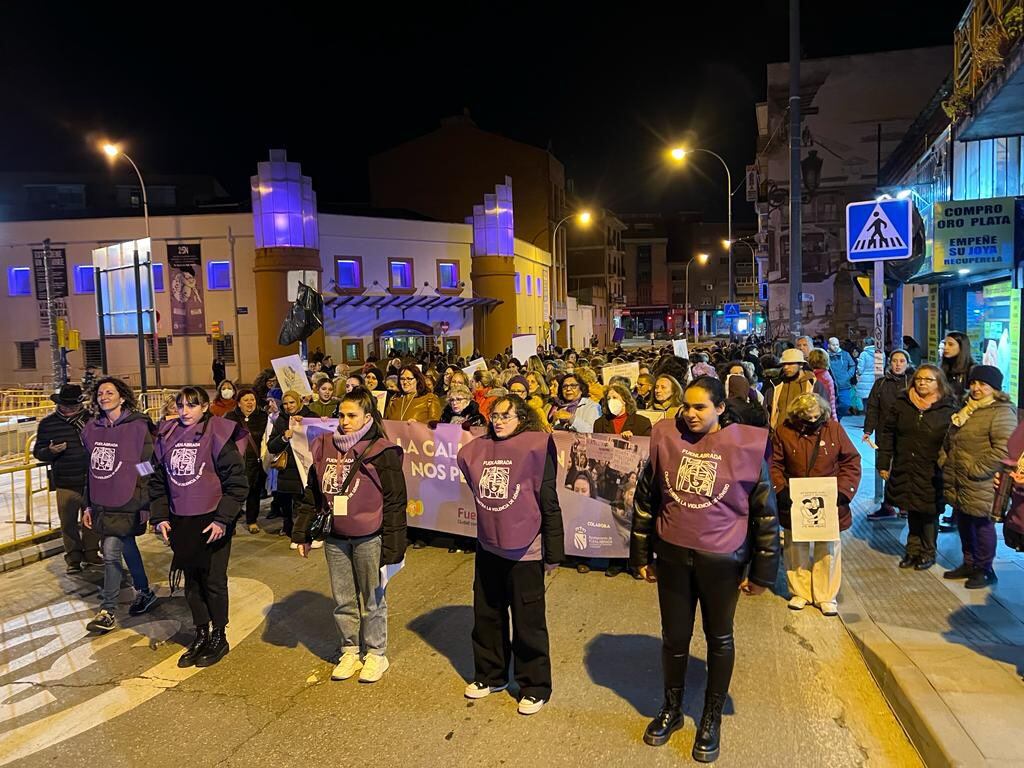 Marcha nocturna en Fuenlabrada para pedir que la calle sea un espacio seguro para mujeres