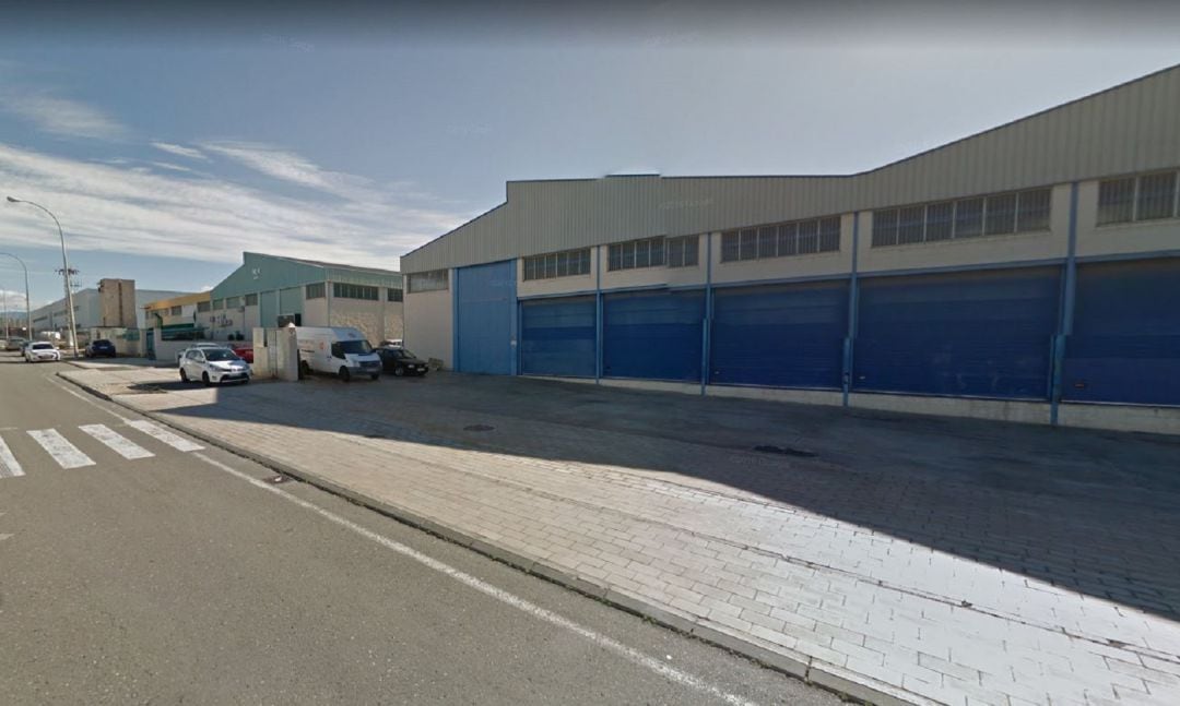 Uno de los viales del polígono de Las Atalayas