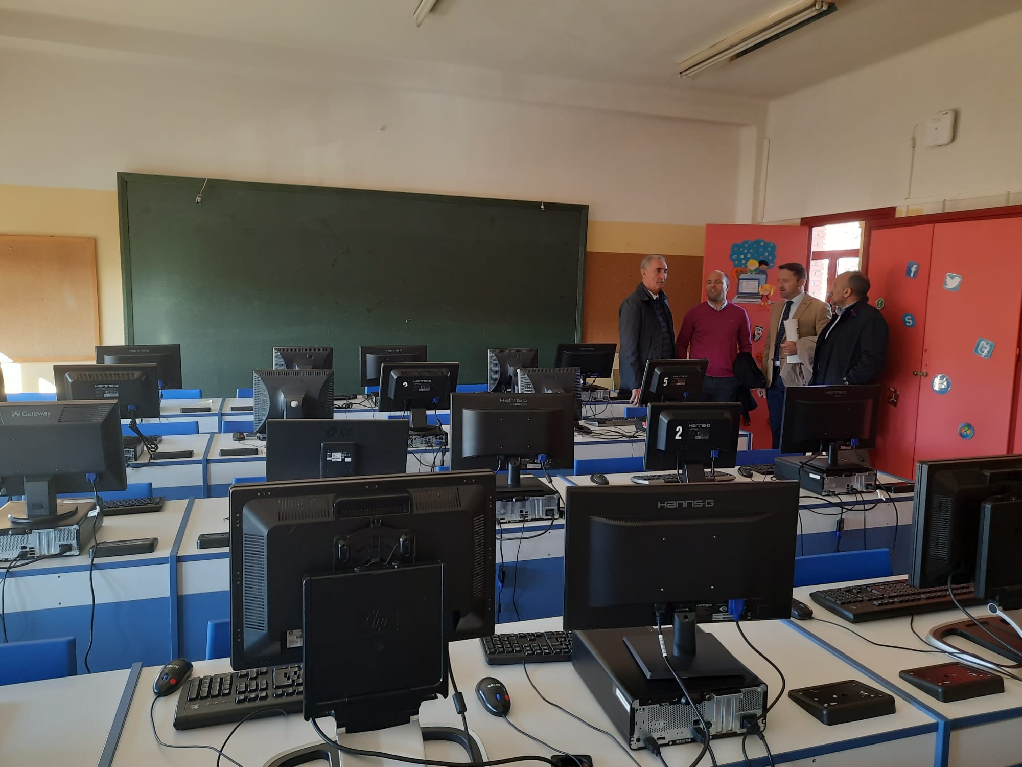 Visita a las aulas del CEIP Santa Clara