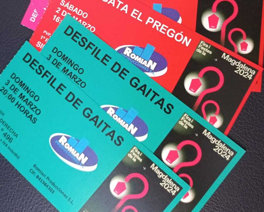 Imagen del desfile de "gaitas"