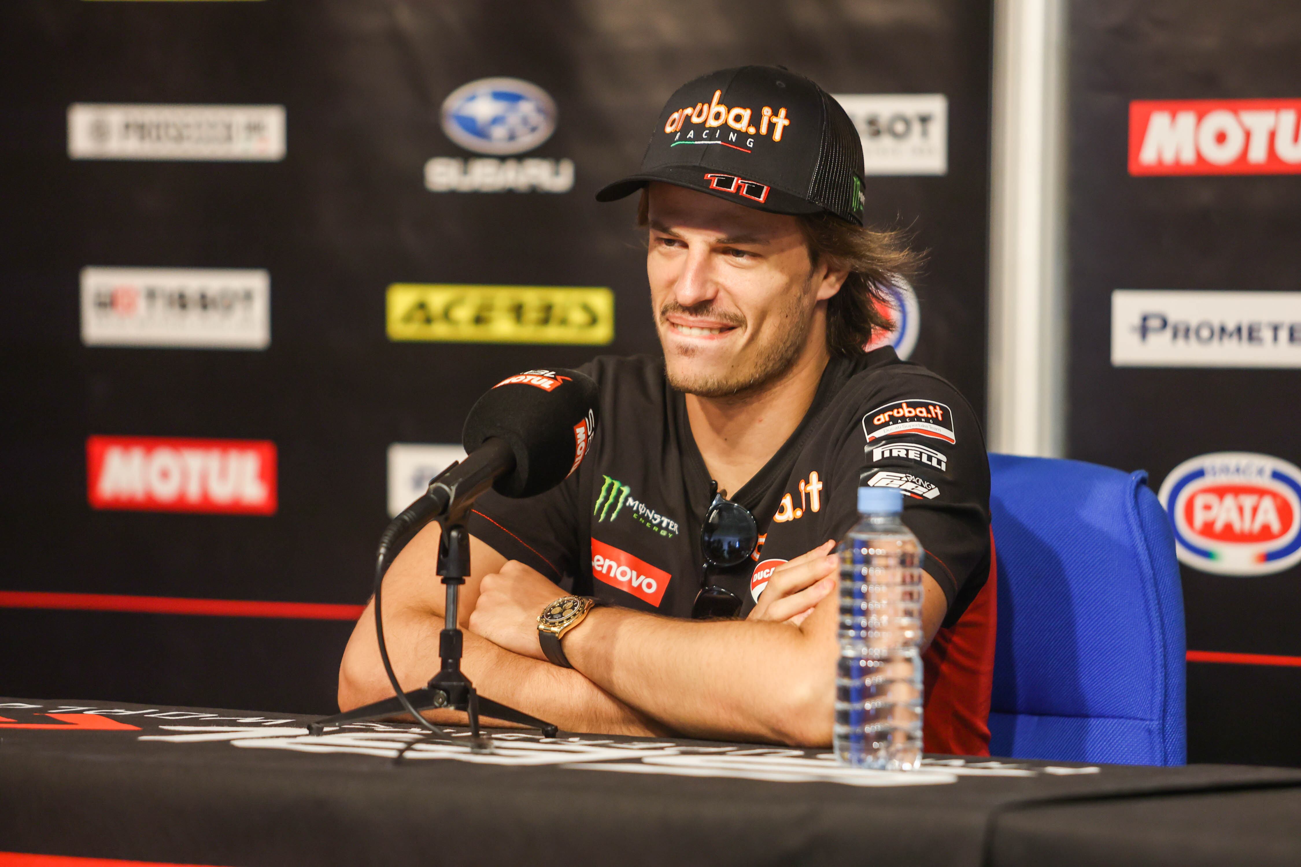 Conferencia de prensa de Nicolo Bulega