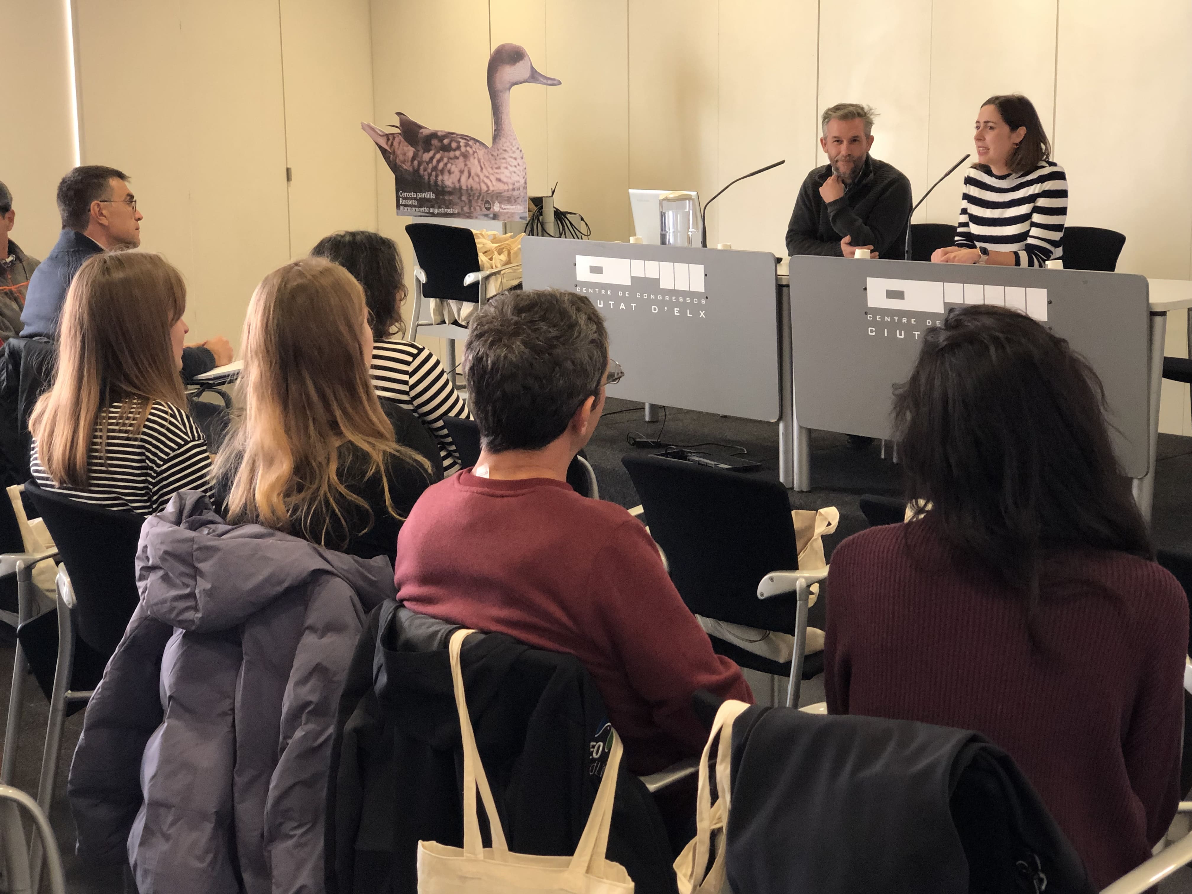 Grupo de trabajo para al conservación de la Cerceta Pardilla en el Centro de Congresos de Elche