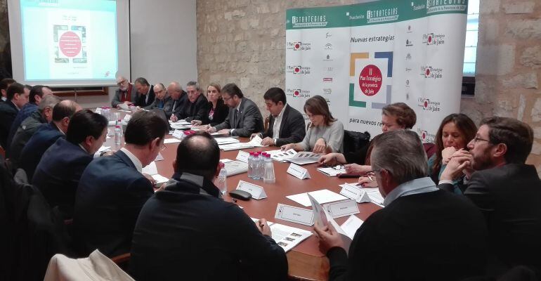 Representantes de la Fundación Estrategias para el Desarrollo de la Provincia de Jaén