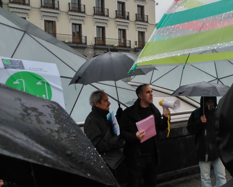 Clase de &quot;Educación Intercultural&quot; en la Puerta del Sol