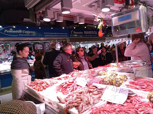 Mercado Central de Alicante el último día de 2025