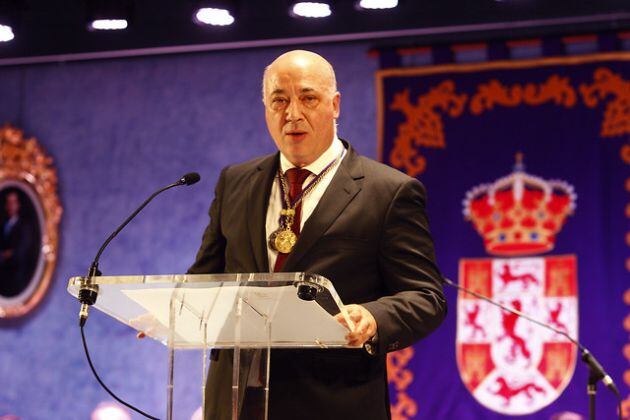 Antonio Ruiz durante su intervención