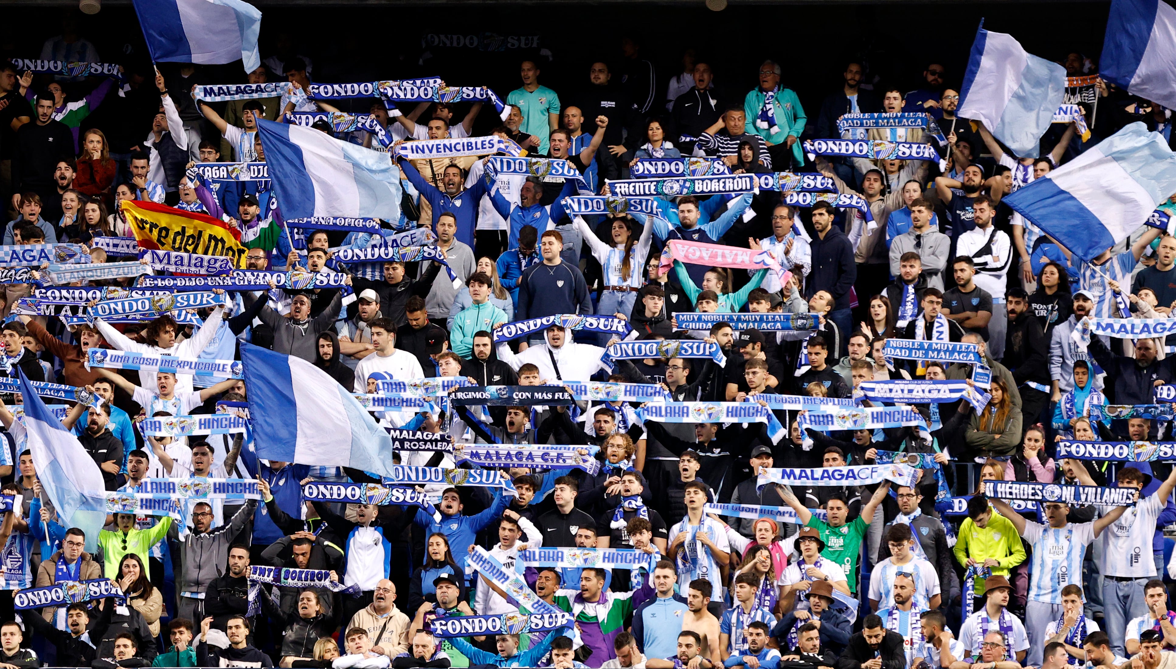 Los aficionados del Málaga siguen respondiendo y llenarán La Rosaleda para el partido de este sábado ante el Deportivo