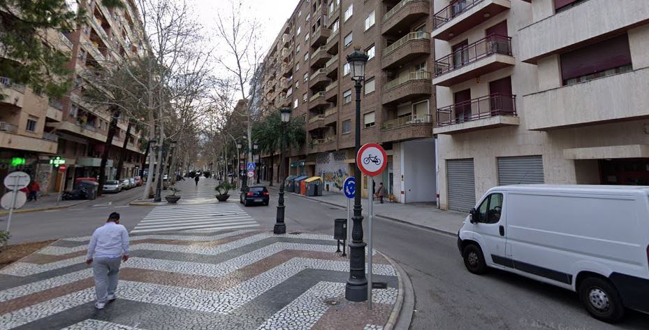 Passeig de les Germanies en el barrio de Roís de Corella.