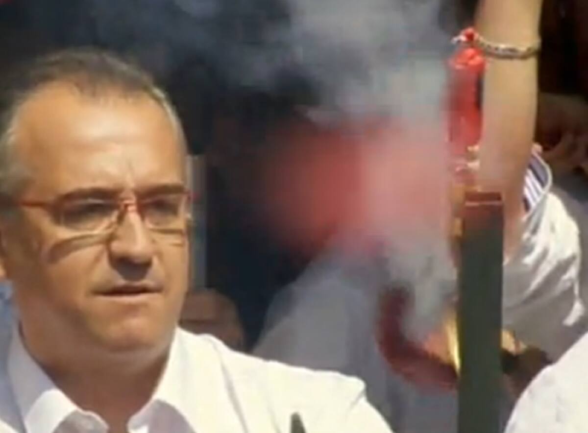 El 'chupinazo' anuncia el comienzo de los sanfermines 2011