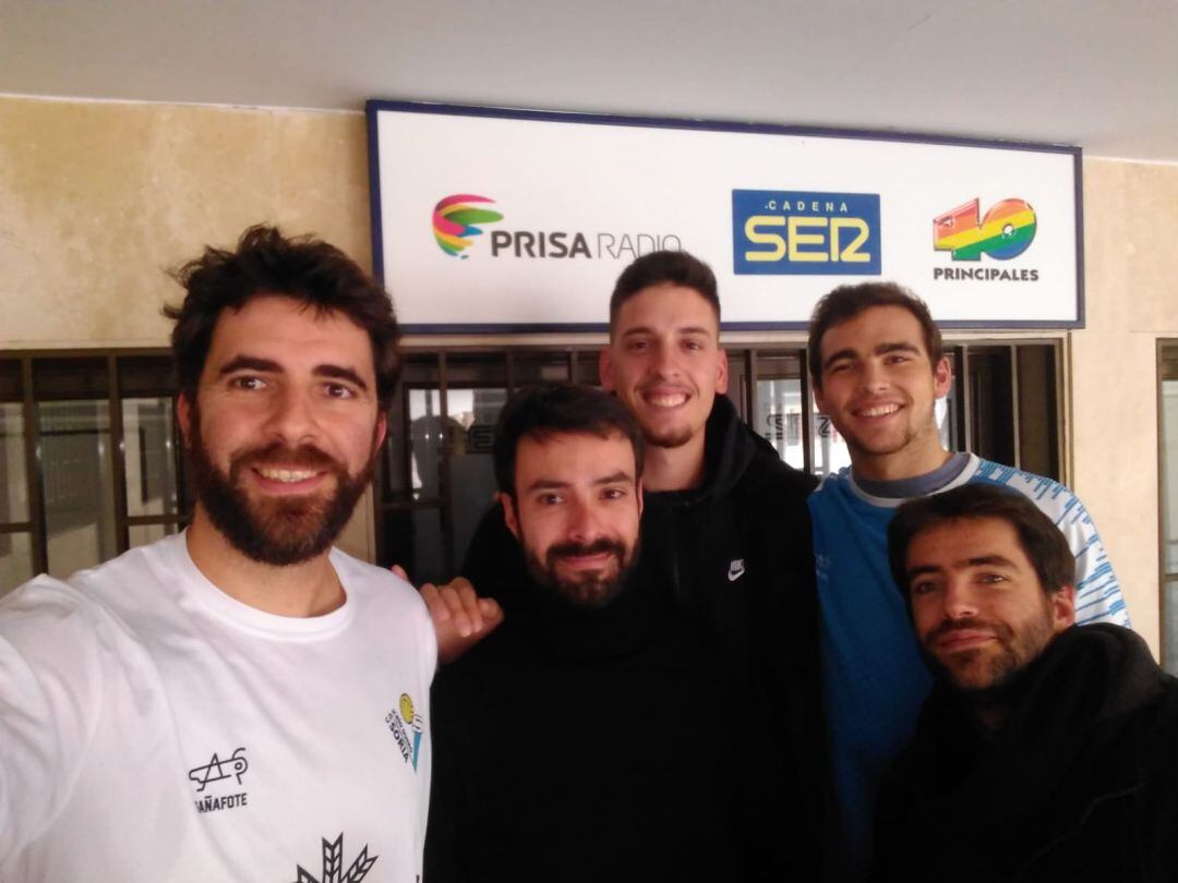 Sevillano, Méndez, Villarreal y Terés, en SER Soria para el primer Saque Flotante de la temporada.