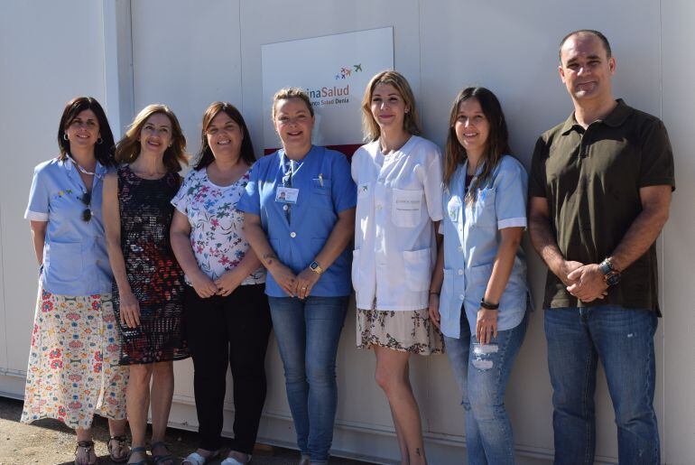 Visita al consultorio de verano de Les Marines, en Dénia.