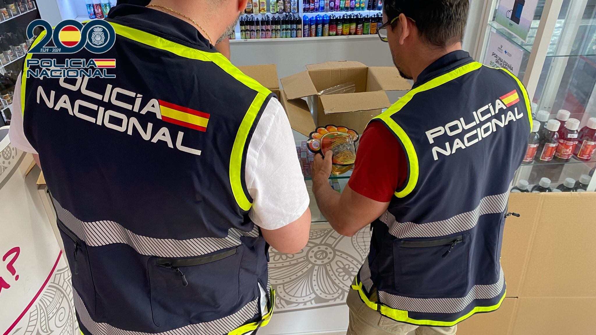 Desarticulado un entramado que distribuía sustancias estupefacientes enmascaradas como CBD en estancos y tiendas de varias ciudades, una de ellas Logroño