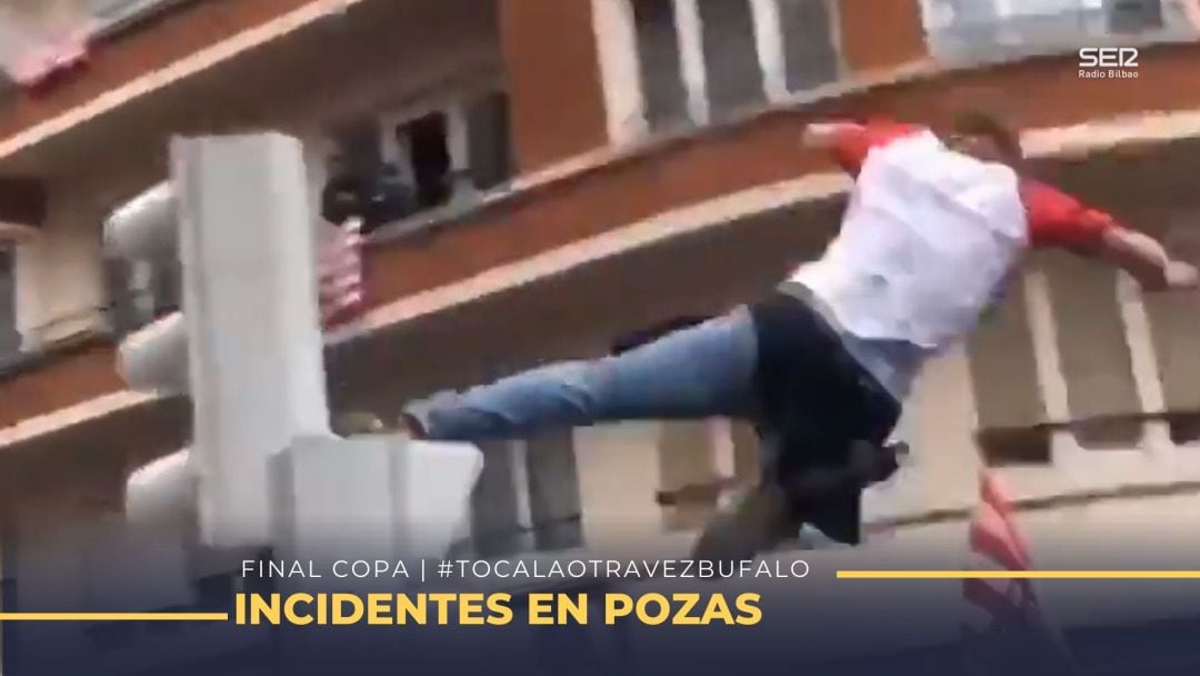 Incidentes en la calle Pozas de Bilbao