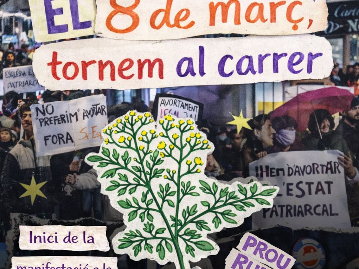 Acció Feminista convoca una manifestació el 8M per exigir la despenalització de l'avortament