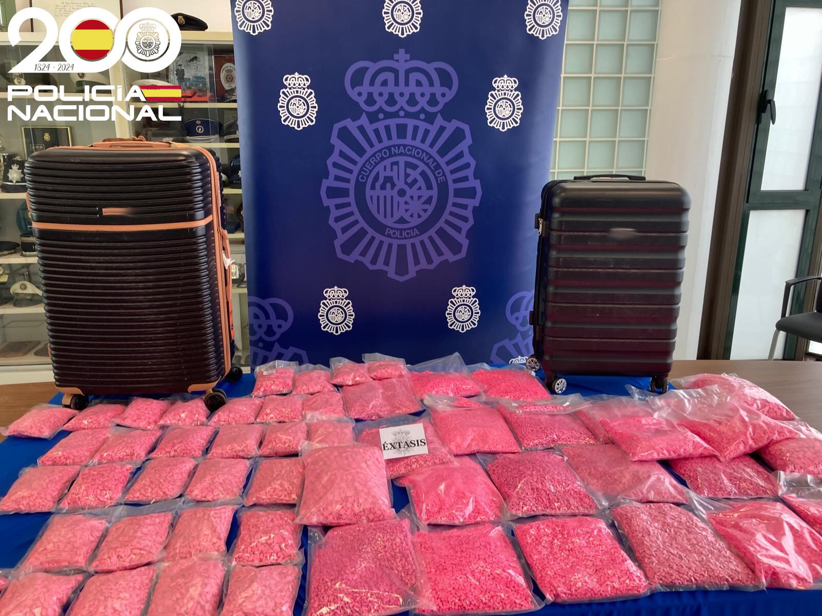 Imagen de la droga incautada