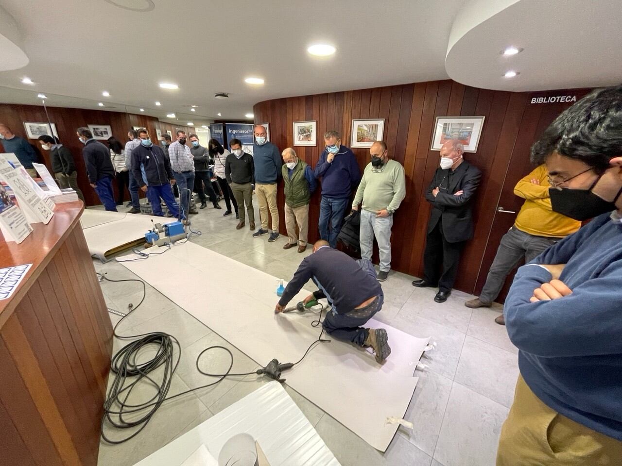 Demostración práctica durante una de las Jornadas Técnicas