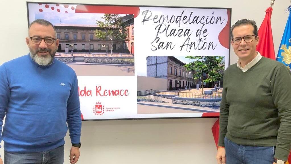Presentación remodelación plaza San Antón en Elda