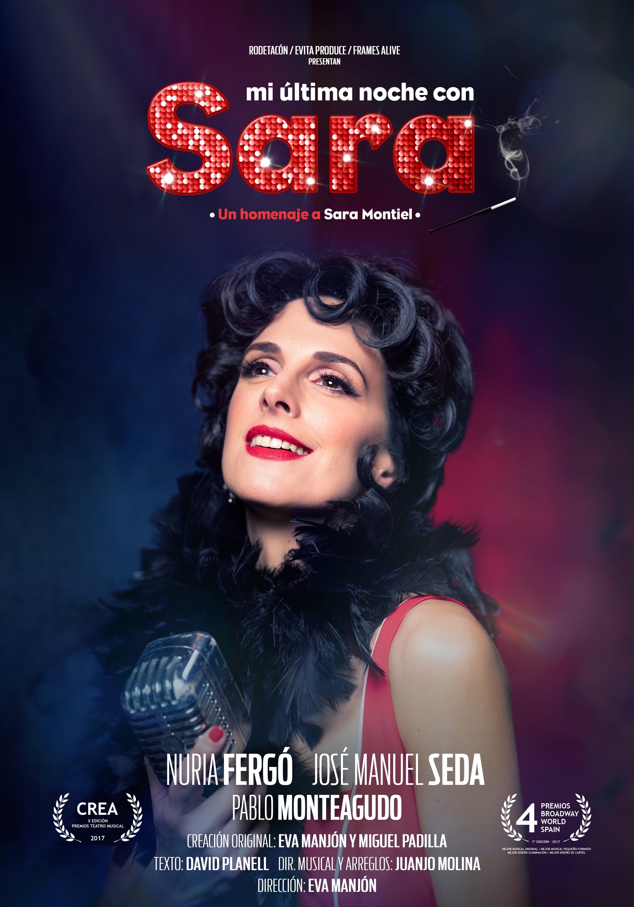 Cartel de &#039;Mi última noche con Sara&#039;.