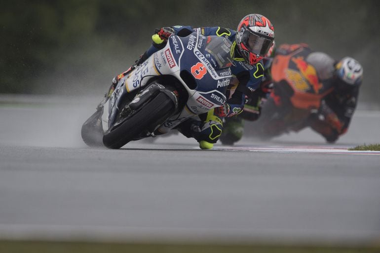 Héctor Barberá en el circuito de Brno. 