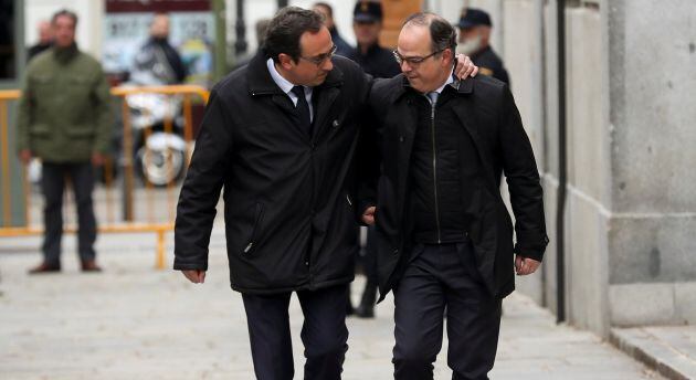 Josep Rull y Jordi Turull llegan al Supremo