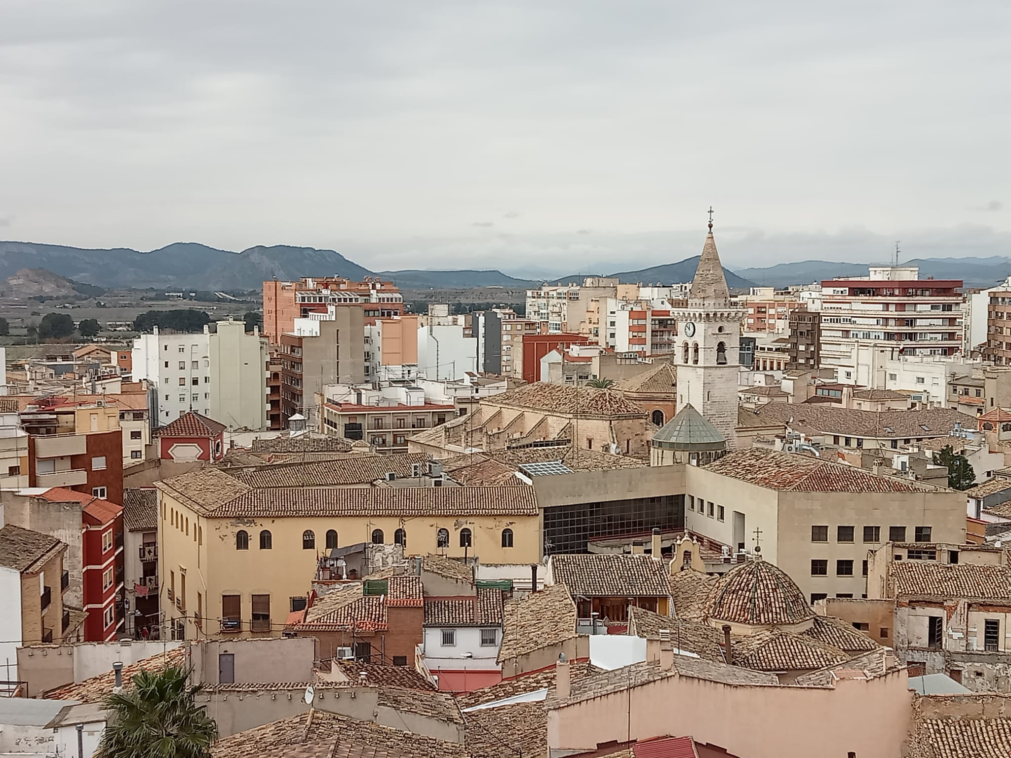 Panorámica de Villena desde el Castillo