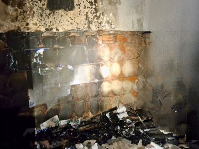 Trabajos de extinción del fuego