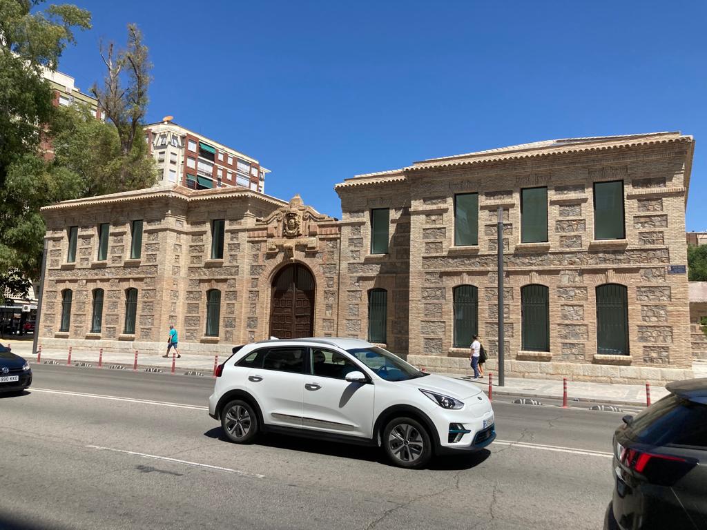 Fachada principal de la Cárcel Vieja de Murcia