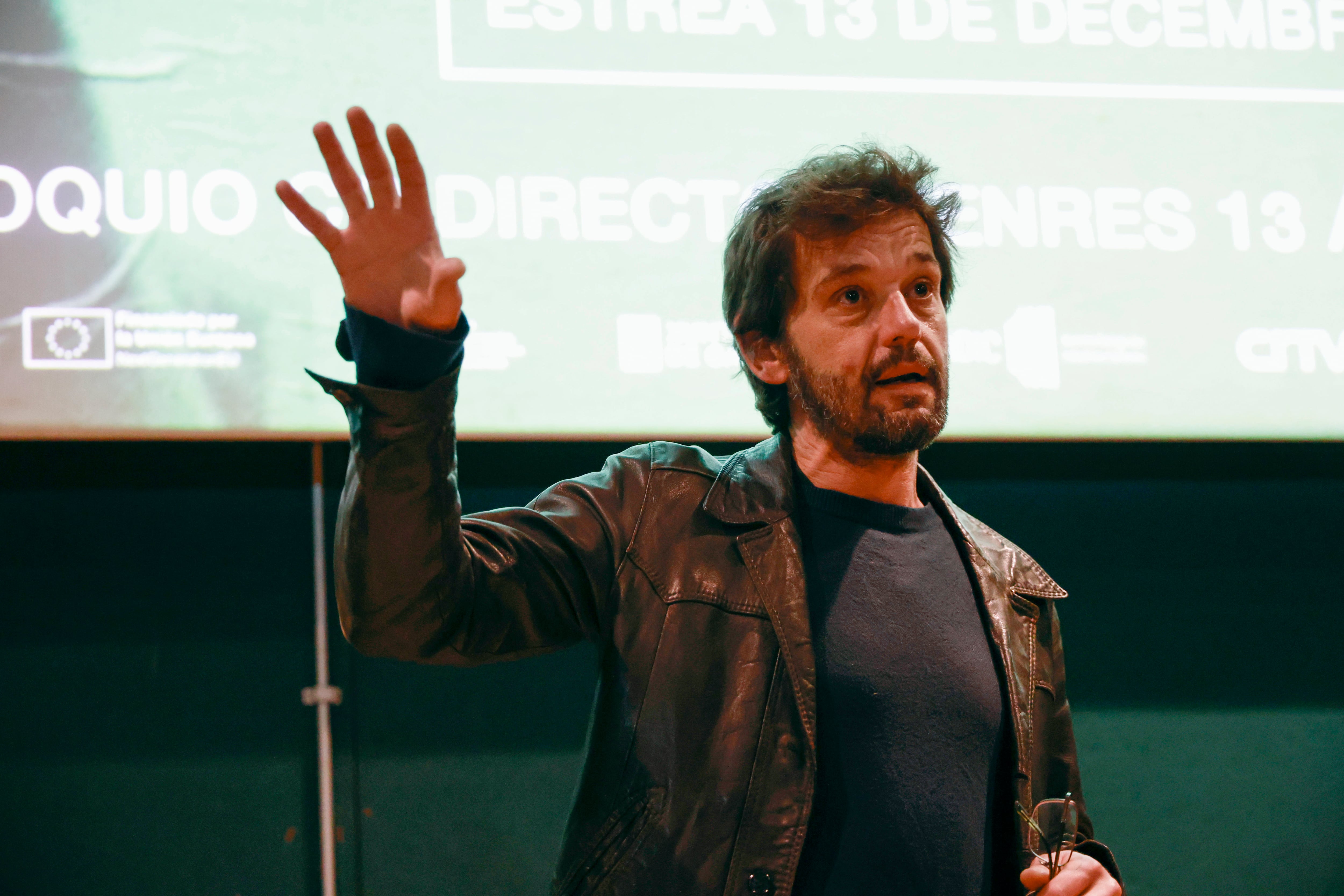 Alberto Gracia, este viernes en la presentación de &quot;La Parra&quot; en los cines Dúplex de Ferrol (foto: Kiko Delgado / EFE)