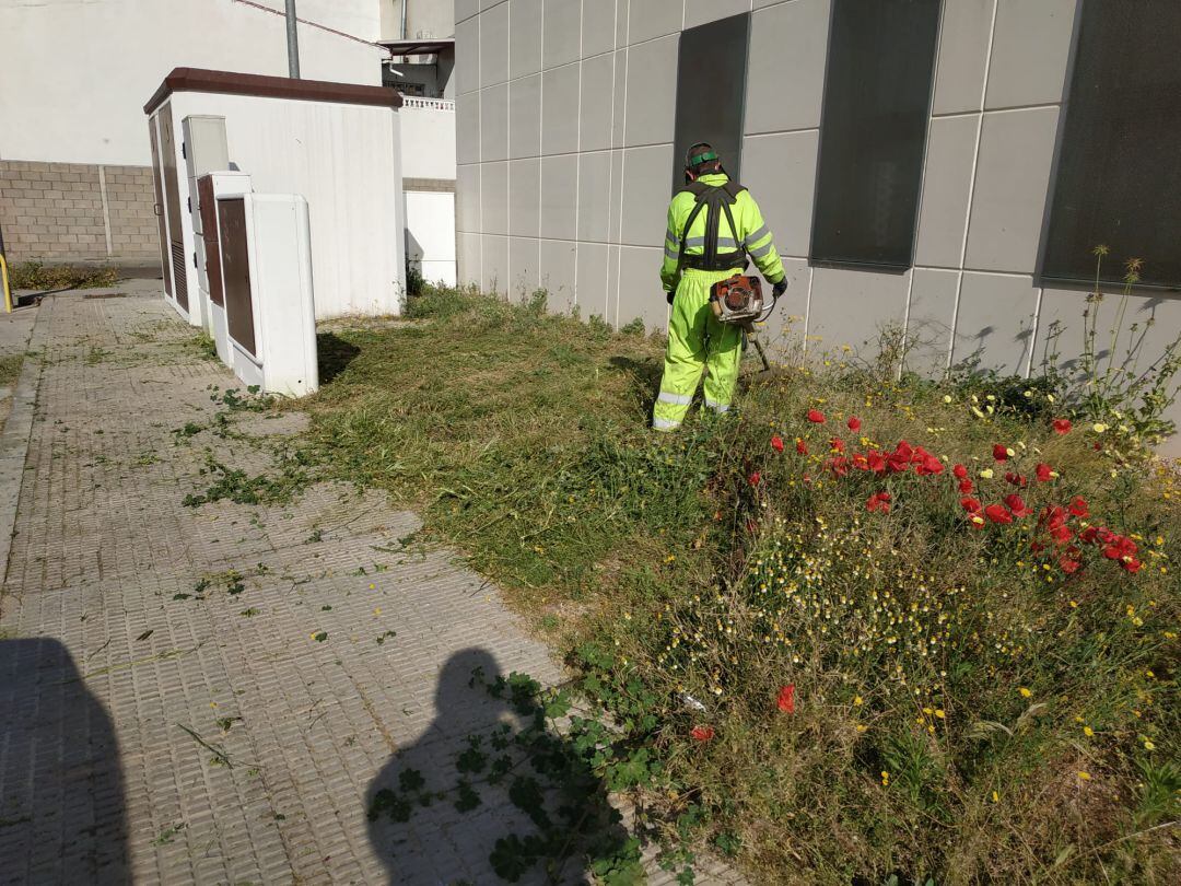 Labores de limpieza en barriadas 