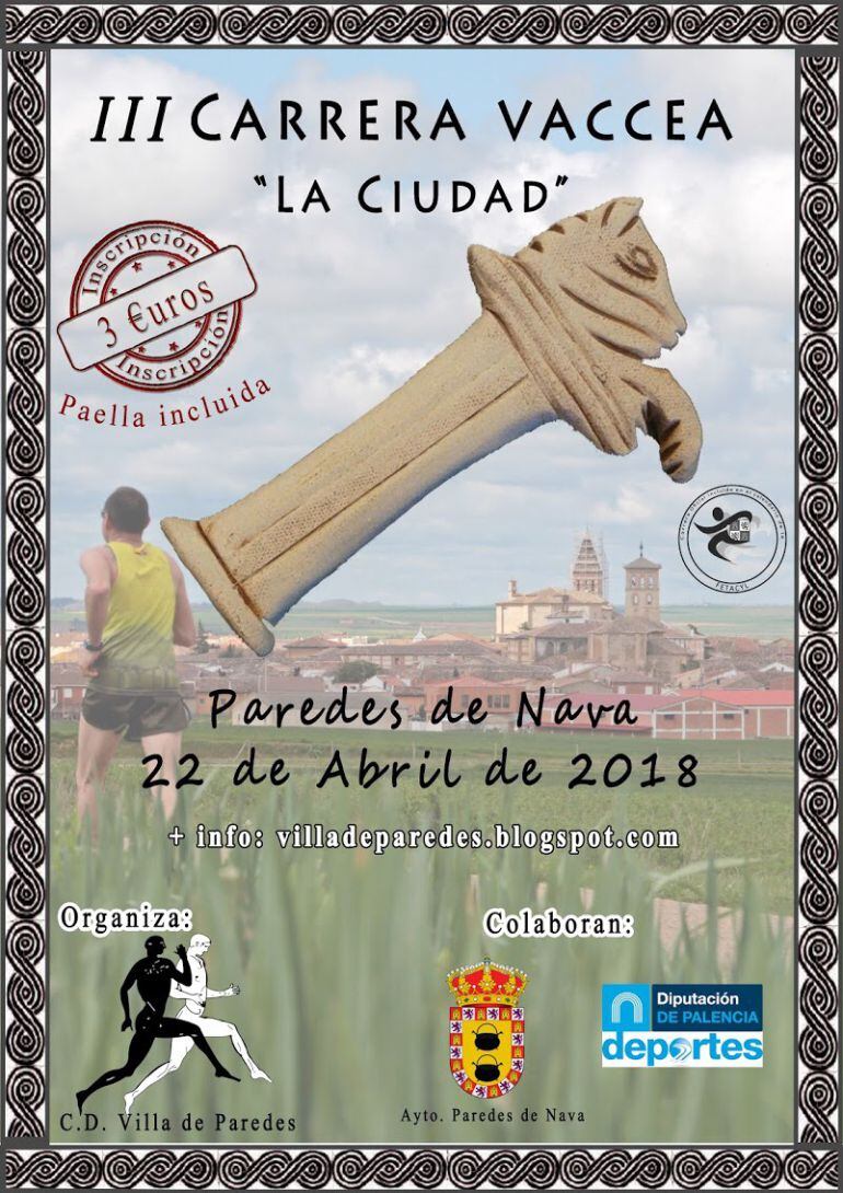 Cartel de la III Carrera Vaccea de Paredes de Nava