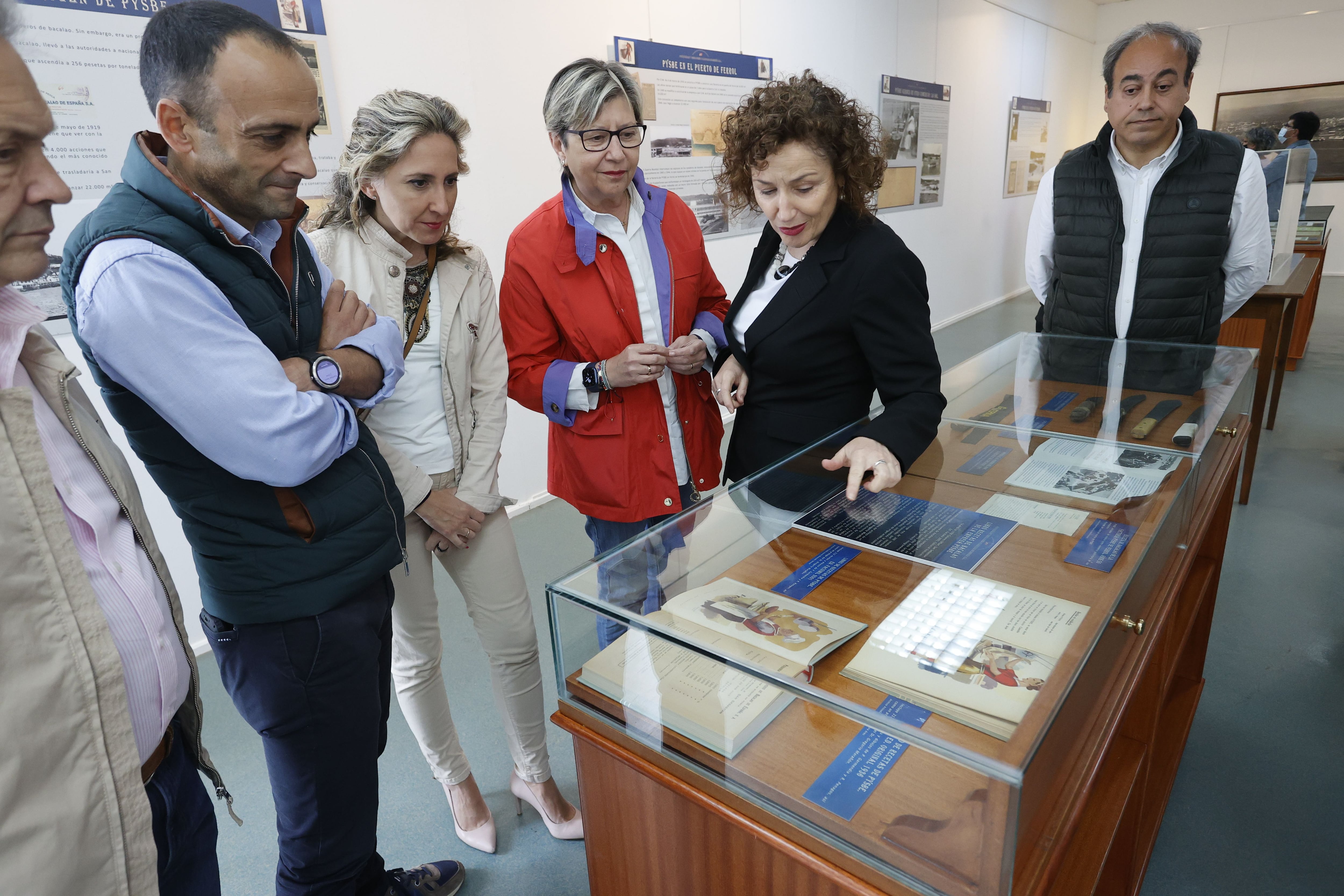 Rosa Quintana, en su visita de este domingo