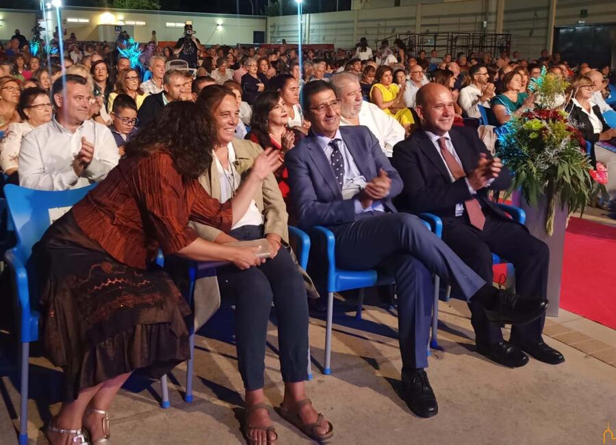 Jose Manuel Caballero, presidente de la Diputación en el arranque de la feria de Villarrubia de los Ojos