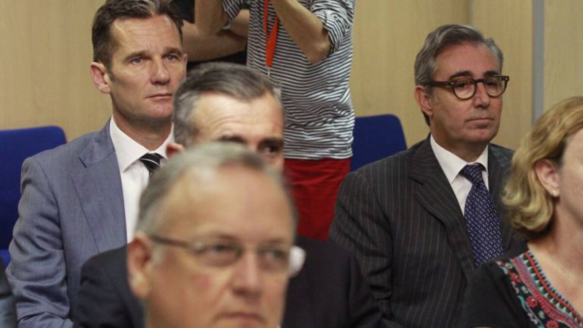 El fiscal mantiene las penas de prisión iniciales para Urdangarin y Torres